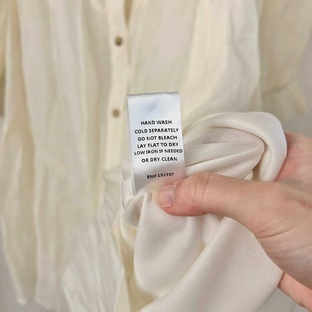 Baltic Born Brenna Button Midi Dress with Pockets in Cream Size L NWOT - Picture 9 of 12